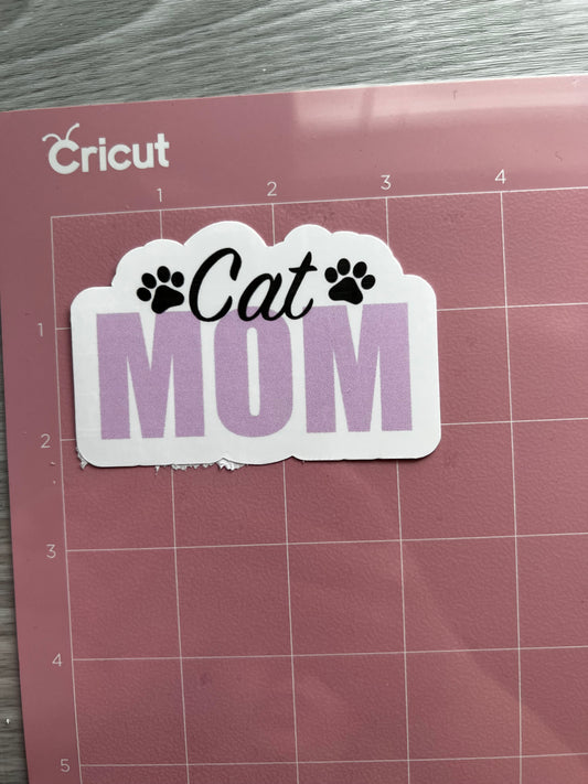 Cat Mom Sticker