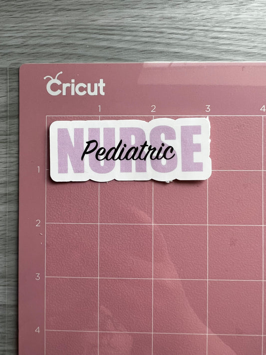 Pediatric Nurse Sticker