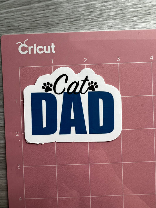 Cat Dad Sticker