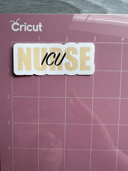 ICU Nurse Sticker