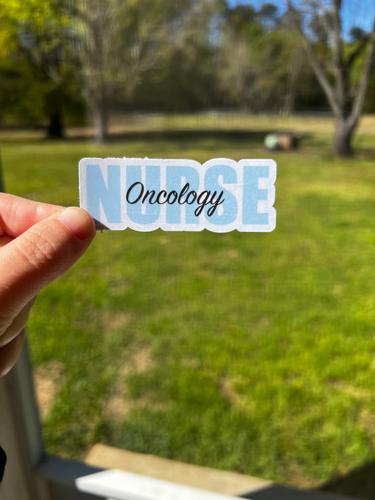 Oncology Nurse Sticker