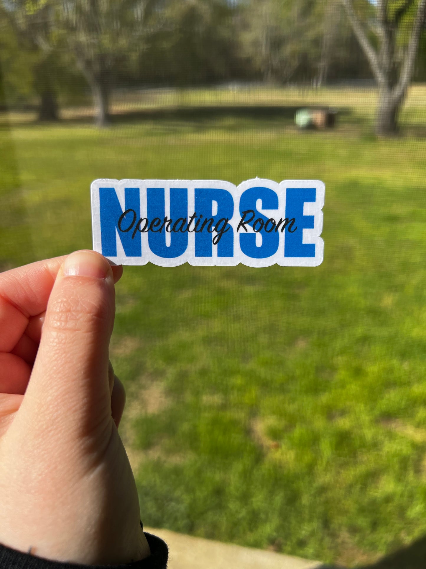 Operating Room Nurse Sticker