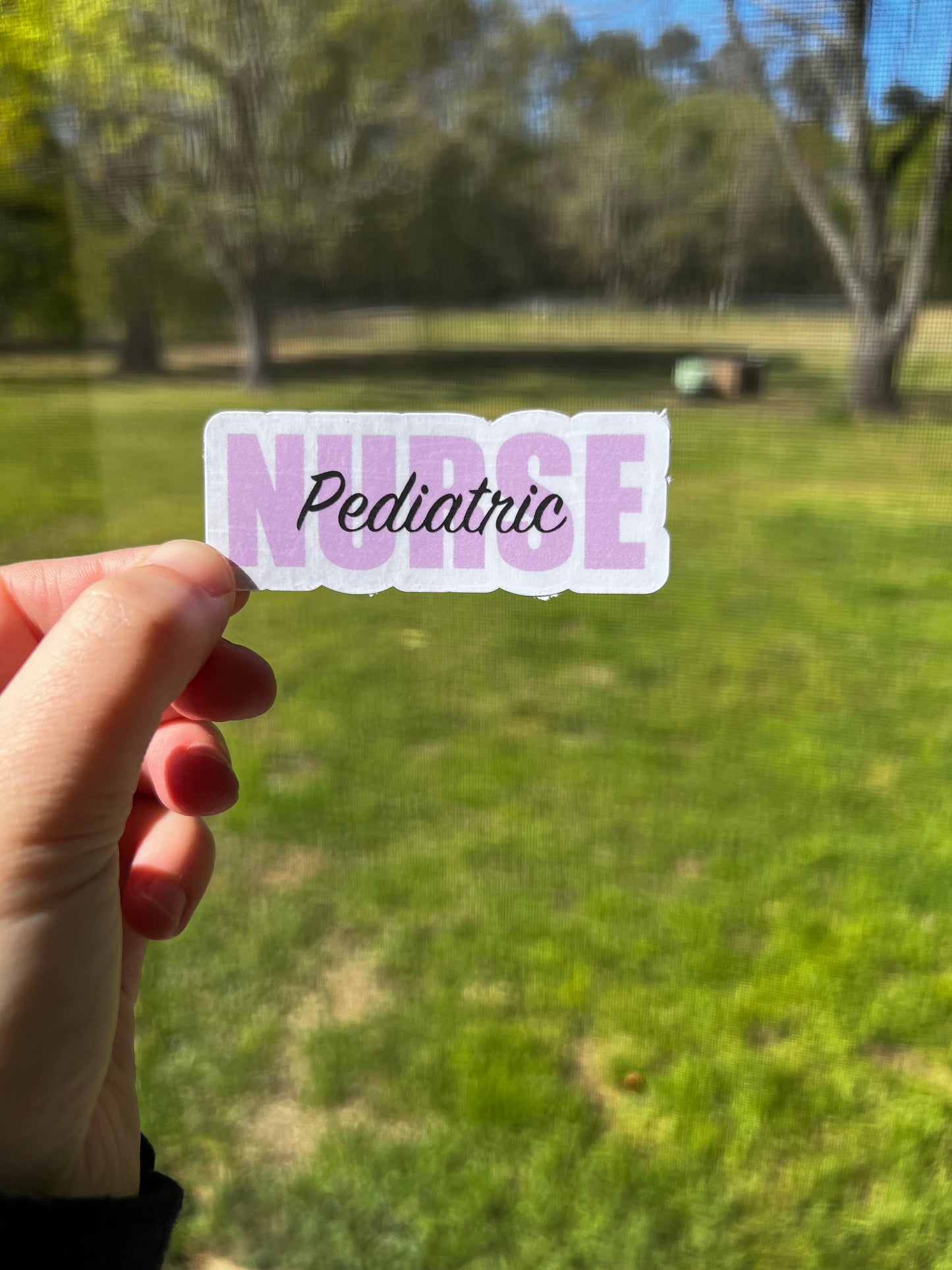 Pediatric Nurse Sticker