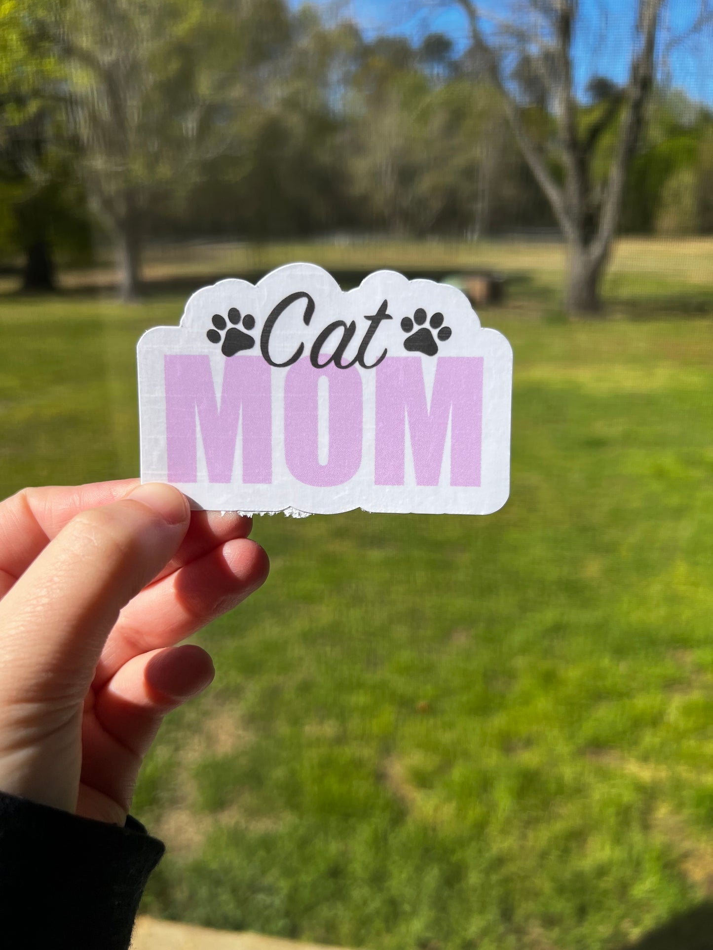 Cat Mom Sticker