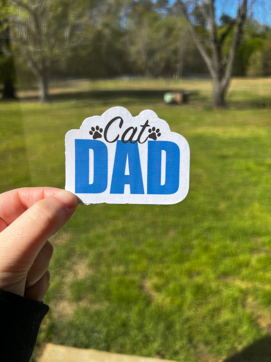 Cat Dad Sticker