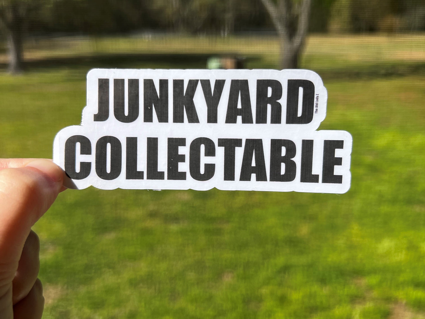 Junkyard Collectable Sticker