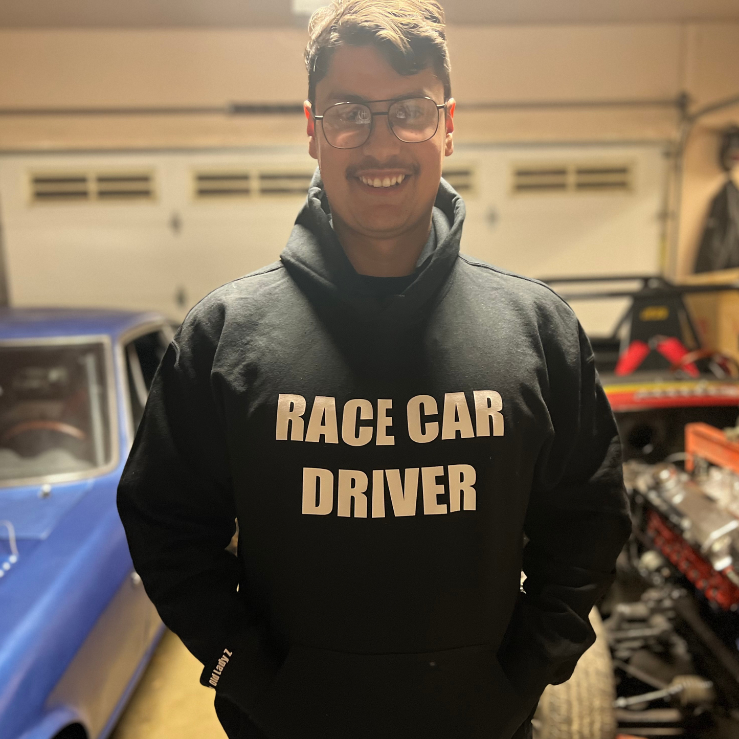 Race Car Driver Hooded Sweatshirt