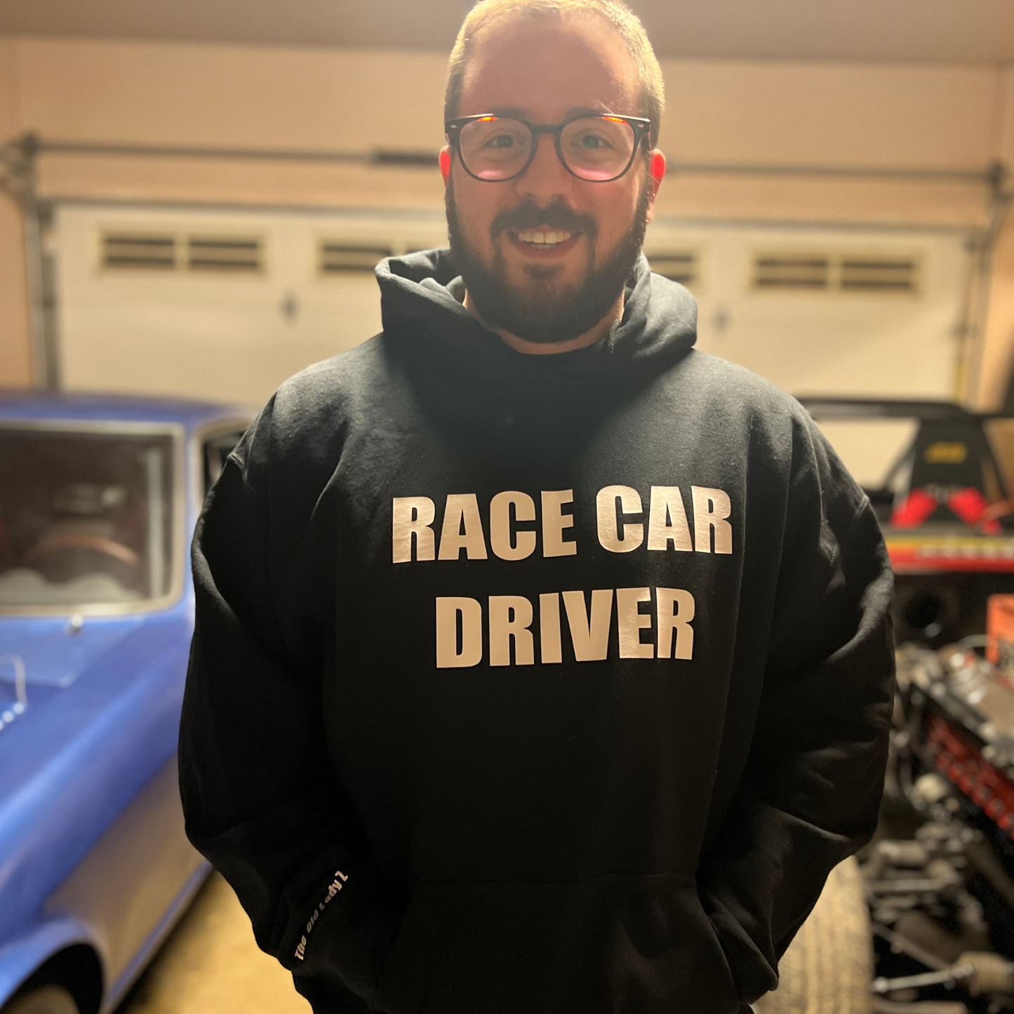 Race Car Driver Hooded Sweatshirt