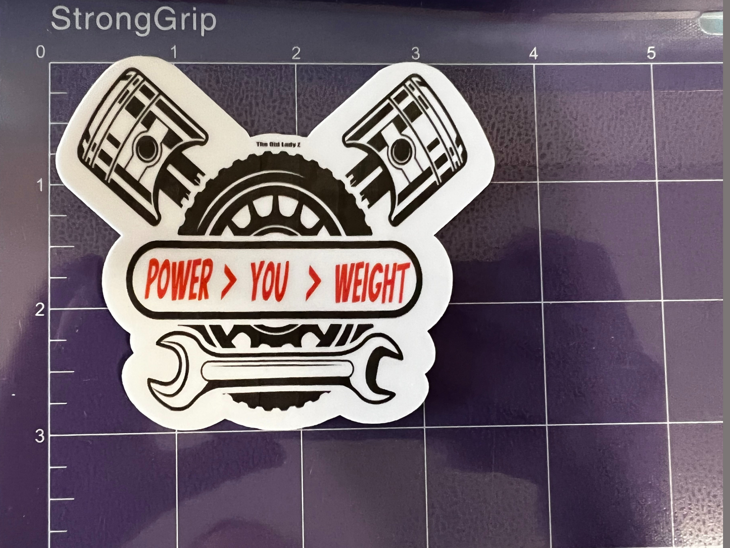 Power > You > Weight Sticker