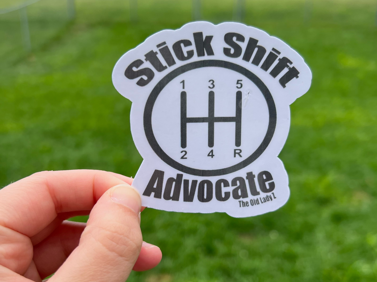 Stick Shift Advocate Sticker